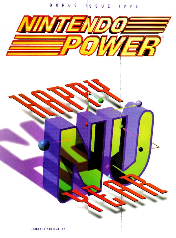 Nintendo Power Issue 080 (January 1996) cover